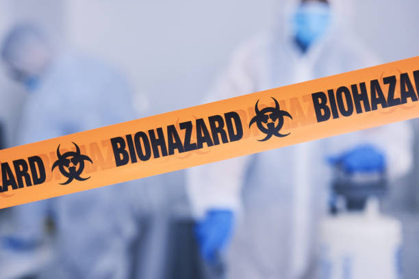 Professional Infectious Disease Decontamination technician working in Caruthers, CA